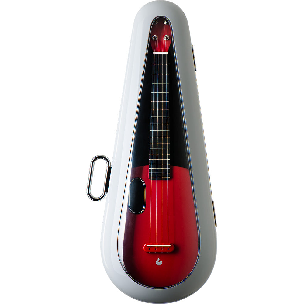 Lava Music LAVA U Red 26" FreeBoost Acoustic-Electric Ukelele w/Space Case-ukulele-Lava Music-Hermes Music
