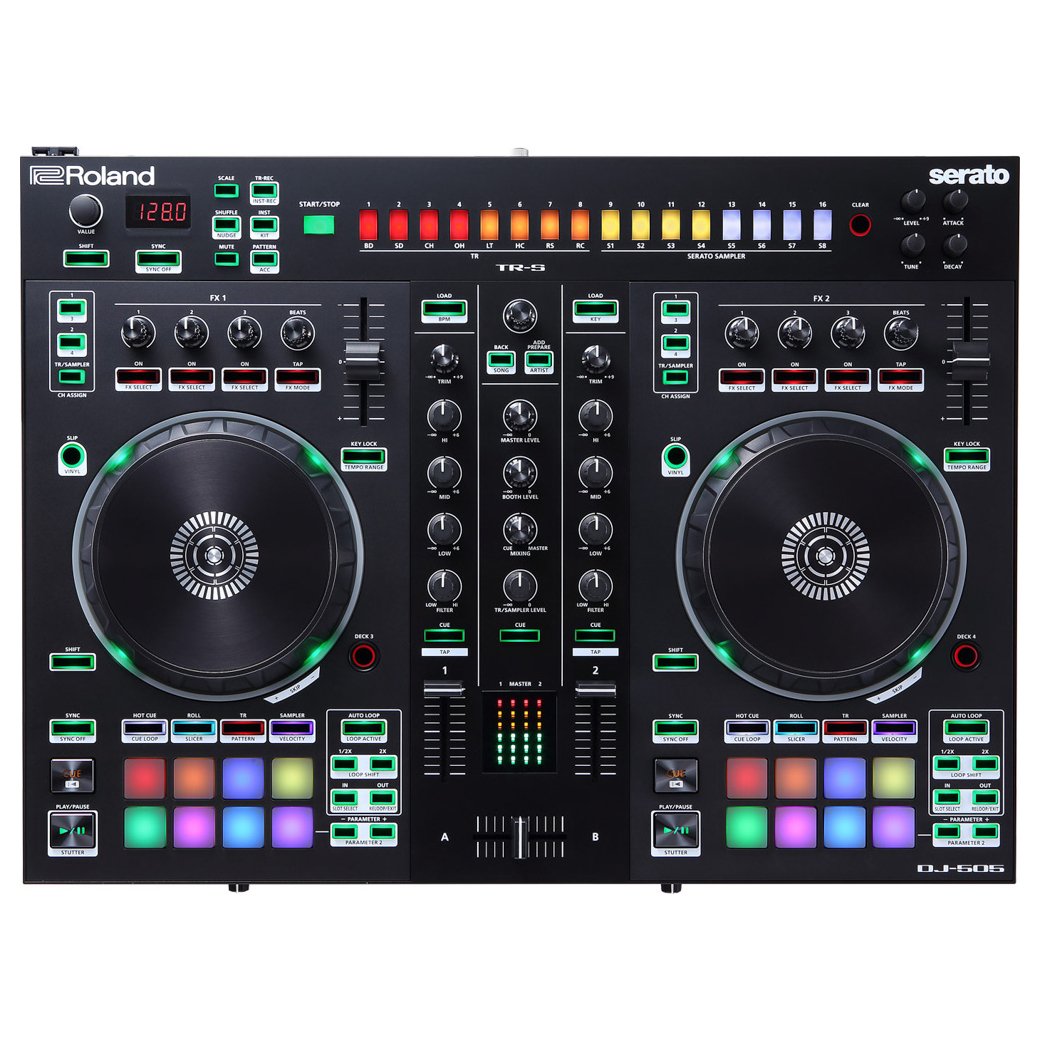 Roland DJ-505 DJ Controller-dj controller-Roland- Hermes Music