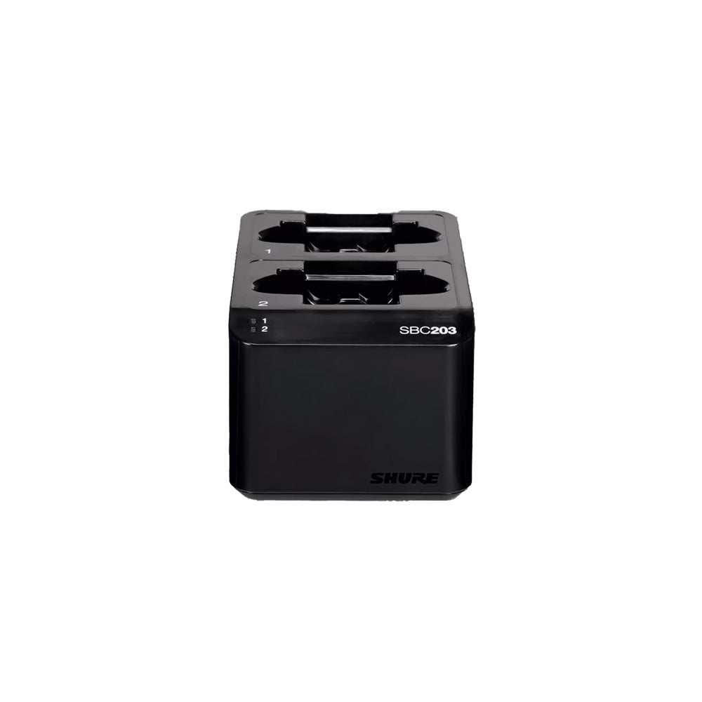 Shure SBC203-US Dual-Docking Recharging Station-Rechargeable Battery-Shure-Hermes Music