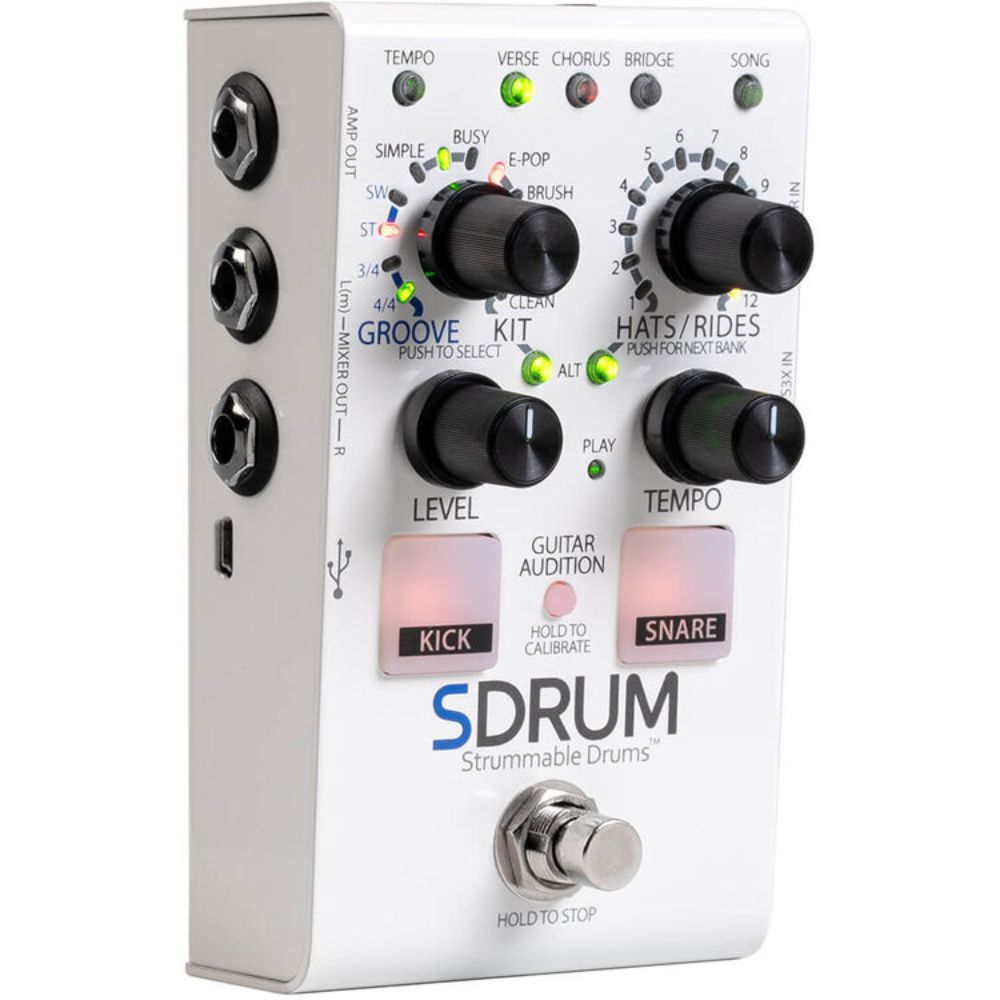DigiTech SDrum Strummable Drum Pedal for Guitars-Digitech-Hermes Music