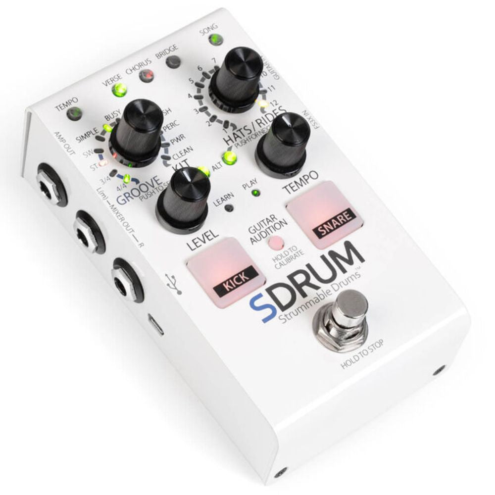 DigiTech SDrum Strummable Drum Pedal for Guitars-Digitech-Hermes Music