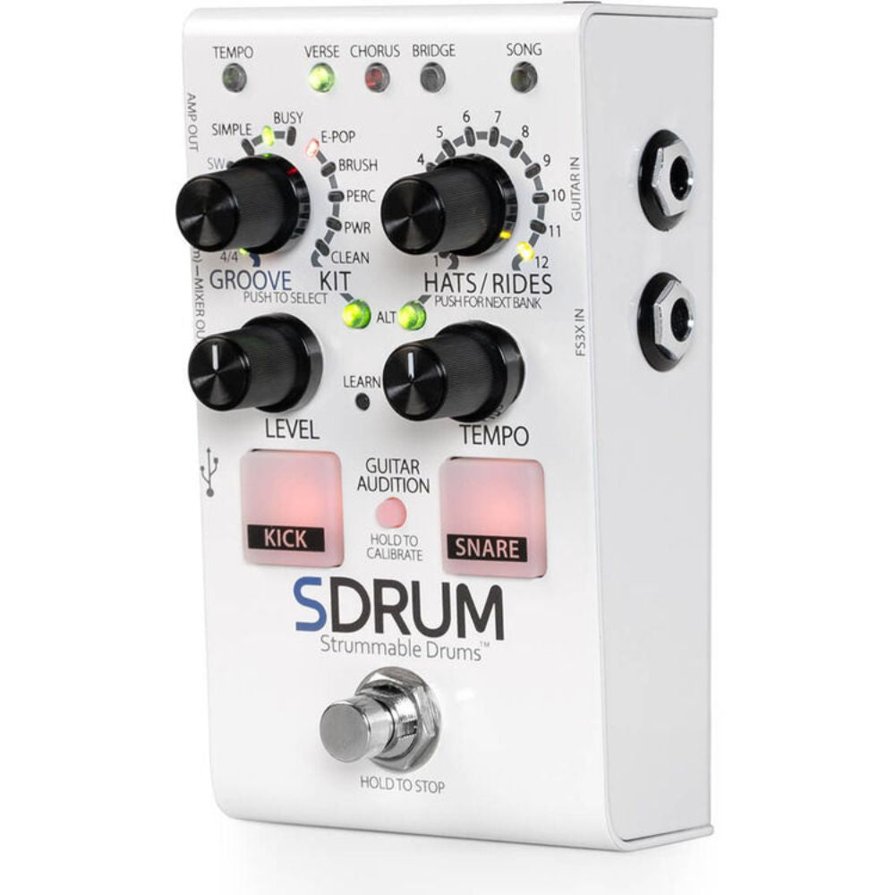 DigiTech SDrum Strummable Drum Pedal for Guitars-Digitech-Hermes Music