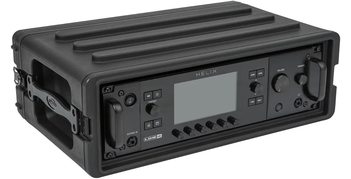 SKB 3U rSeries Shallow Rack-SKB- Hermes Music