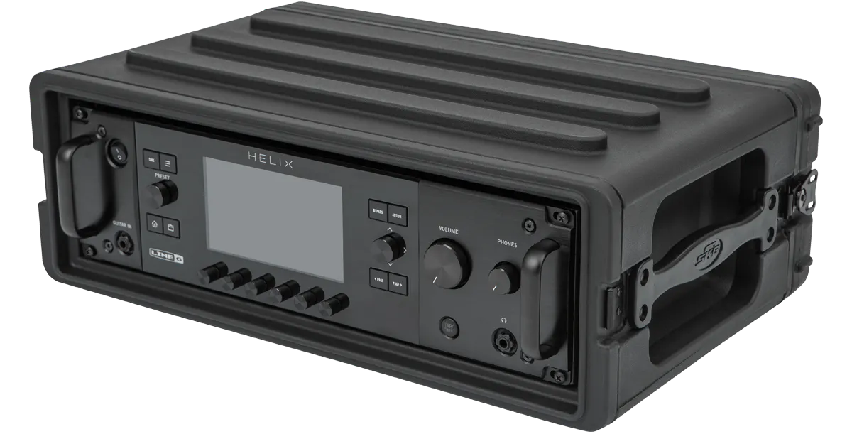 SKB 3U rSeries Shallow Rack-SKB- Hermes Music