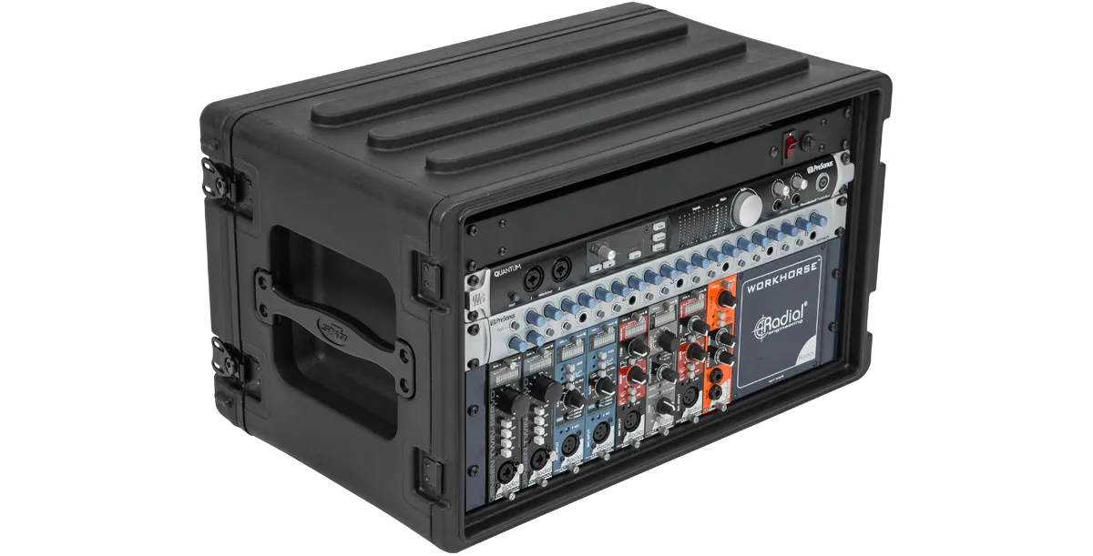 SKB 6U rSeries Shallow Rack-SKB- Hermes Music