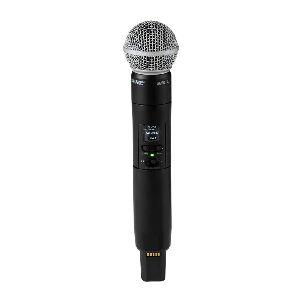 Shure SLXD24+/58 Digital Wireless System with SM58 Cardioid Dynamic Microphone Hermes Music