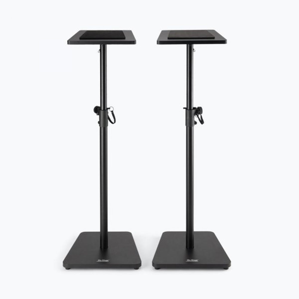On Stage SMS7500B Wood Studio Monitor Stand, Pair-stand-On Stage-Hermes Music