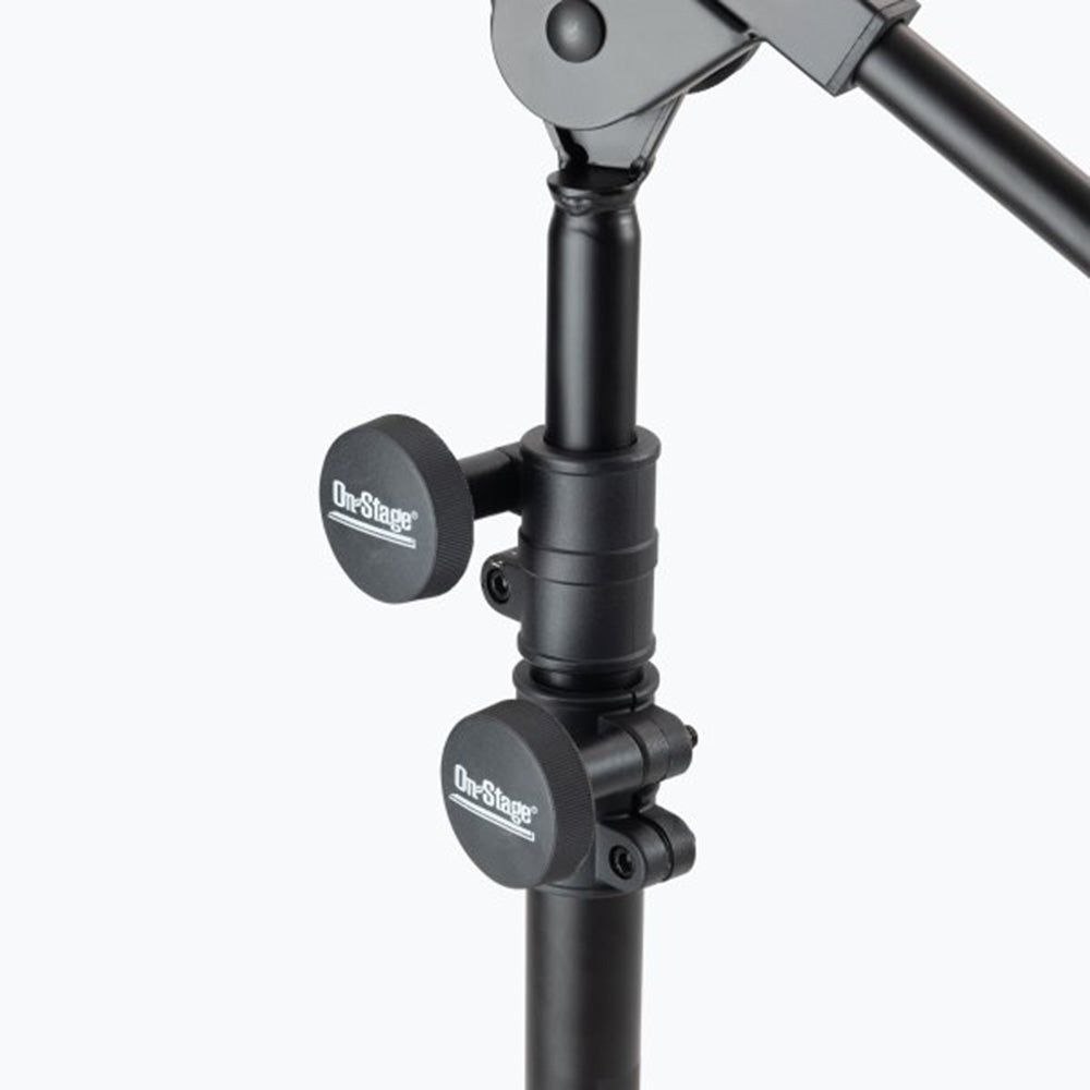On Stage SMS7650 Hex Base Studio Boom Mic Stand-microphone stand-On Stage-Hermes Music