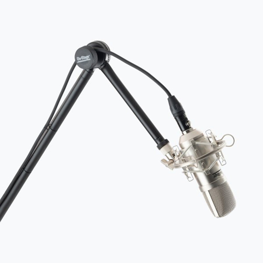 On Stage SMS7650 Hex Base Studio Boom Mic Stand-microphone stand-On Stage-Hermes Music