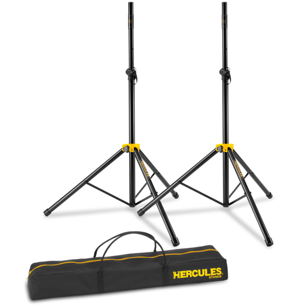 Hercules SS200BB Stage Series, Speaker Stand Pack W/Adapter-Speaker Stands & Mounts-Hercules-Hermes Music