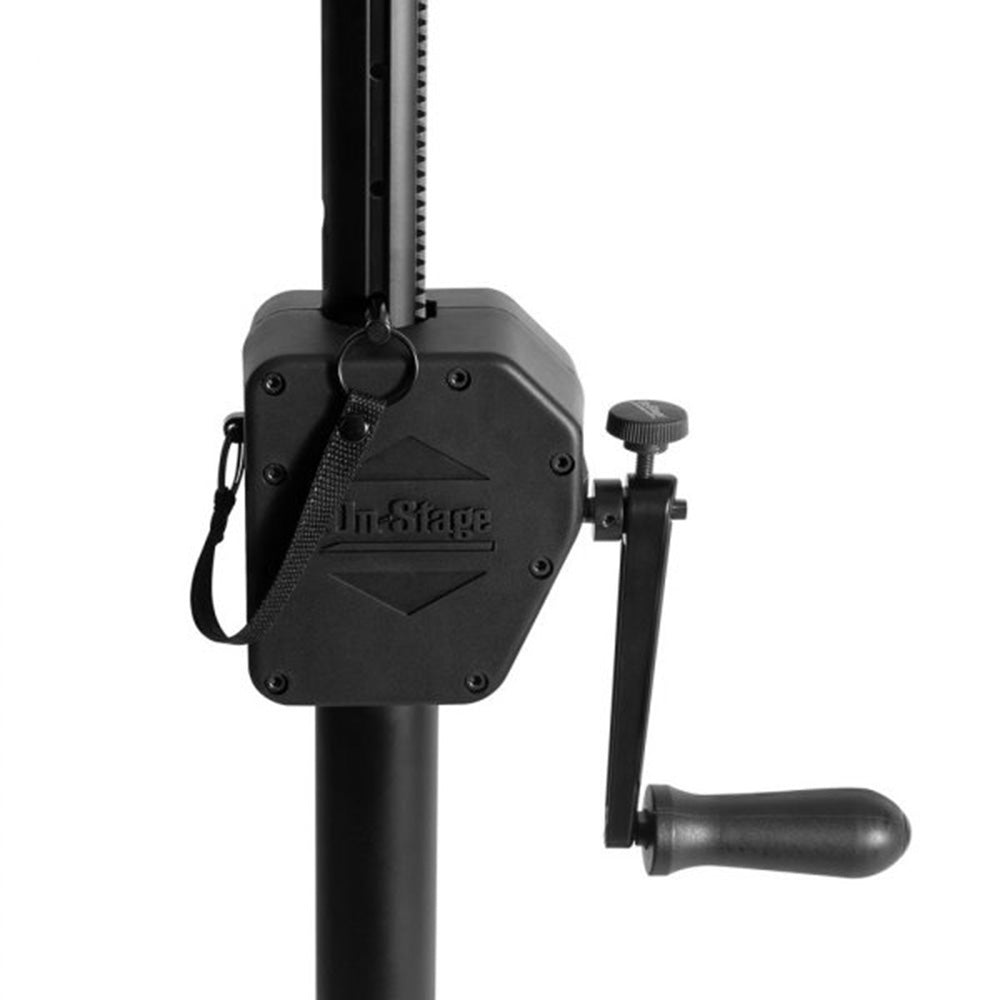 On Stage SS8800B+ Power Crank-Up Speaker Stand-Speaker Stands & Mounts-On Stage-Hermes Music