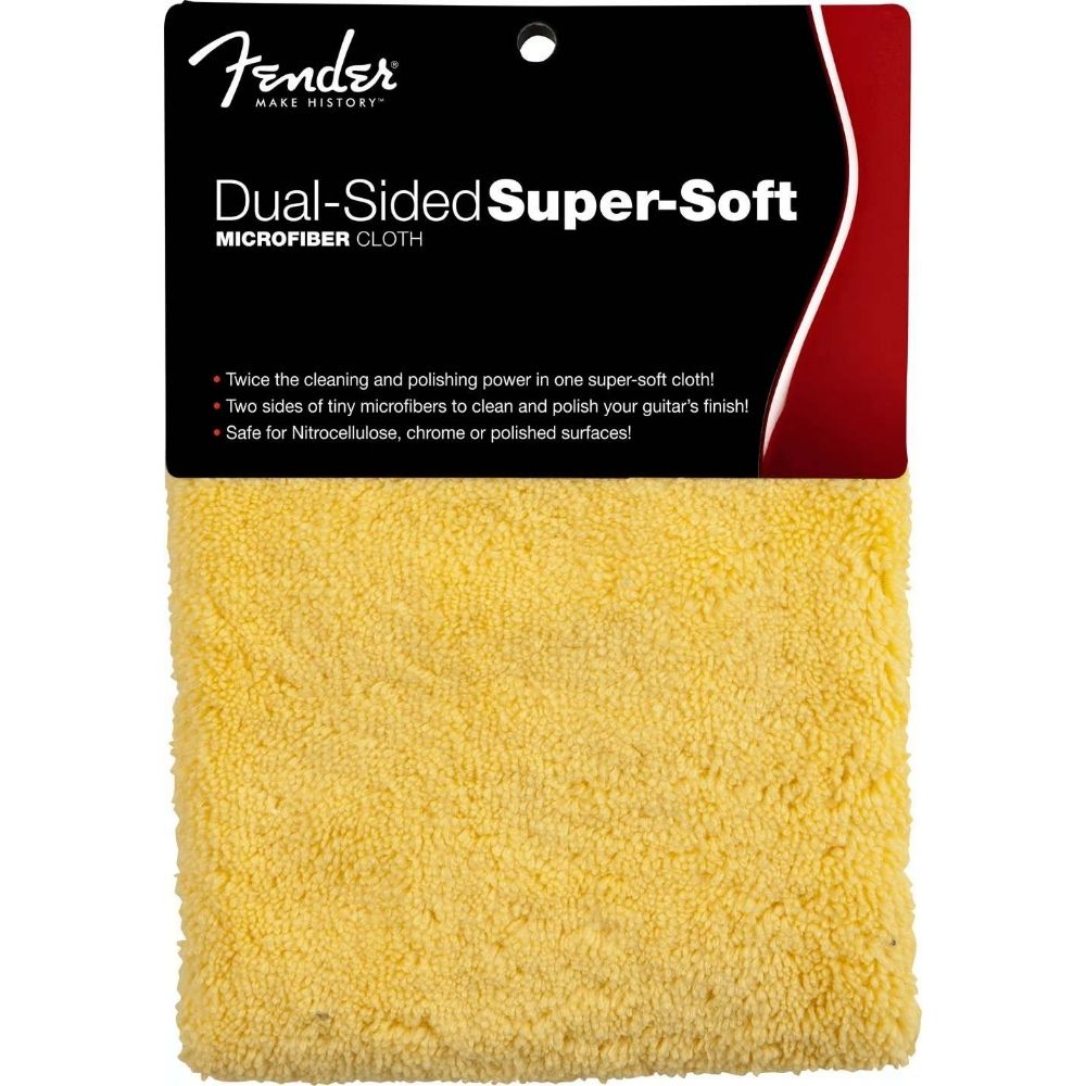 Fender Dual-Sided Super-Soft Microfiber Cloth-accessories-fender-hermes music