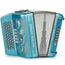Settimio Soprani Artista II 5 Switch Accordion EAD Matte Light Blue with Silver-Settimio Soprani-Hermes Music-Accordion Pro Shop