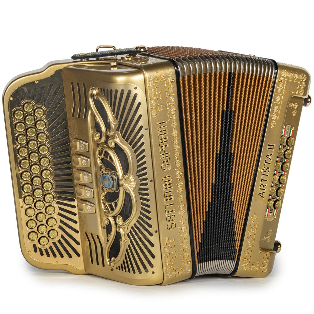 Settimio Soprani Artista II 5 Switch Accordion EAD in Gold