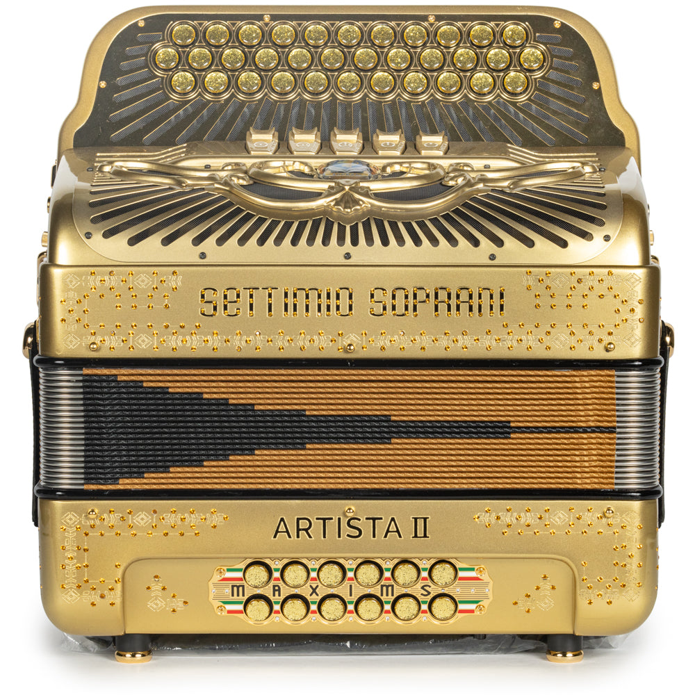 Settimio Soprani Artista II 5 Switch Accordion EAD in Gold