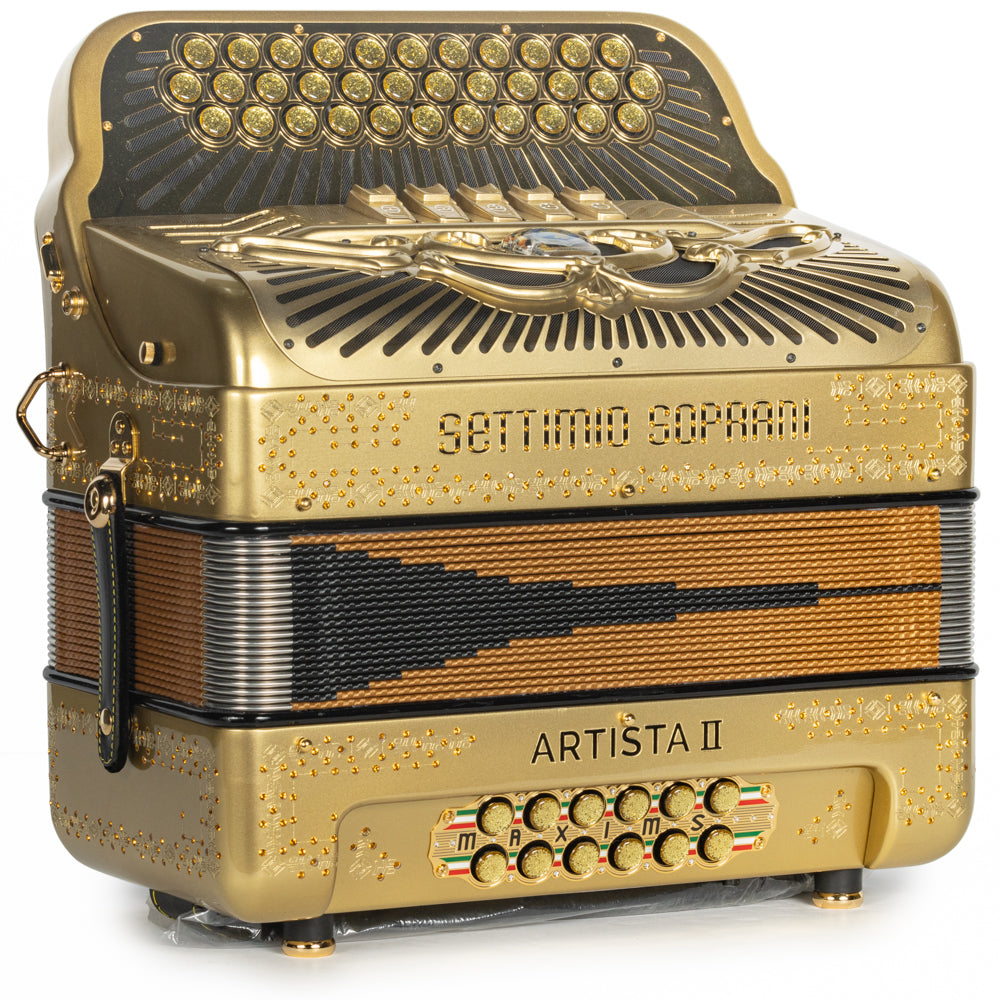 Settimio Soprani Artista II 5 Switch Accordion EAD in Gold