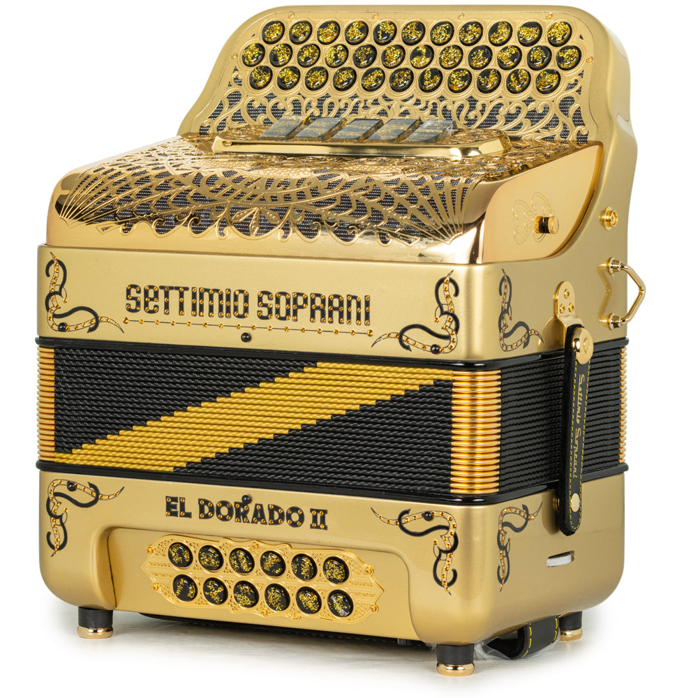 Settimio Soprani El Dorado II 5 Switch Accordion EAD Gold with Black