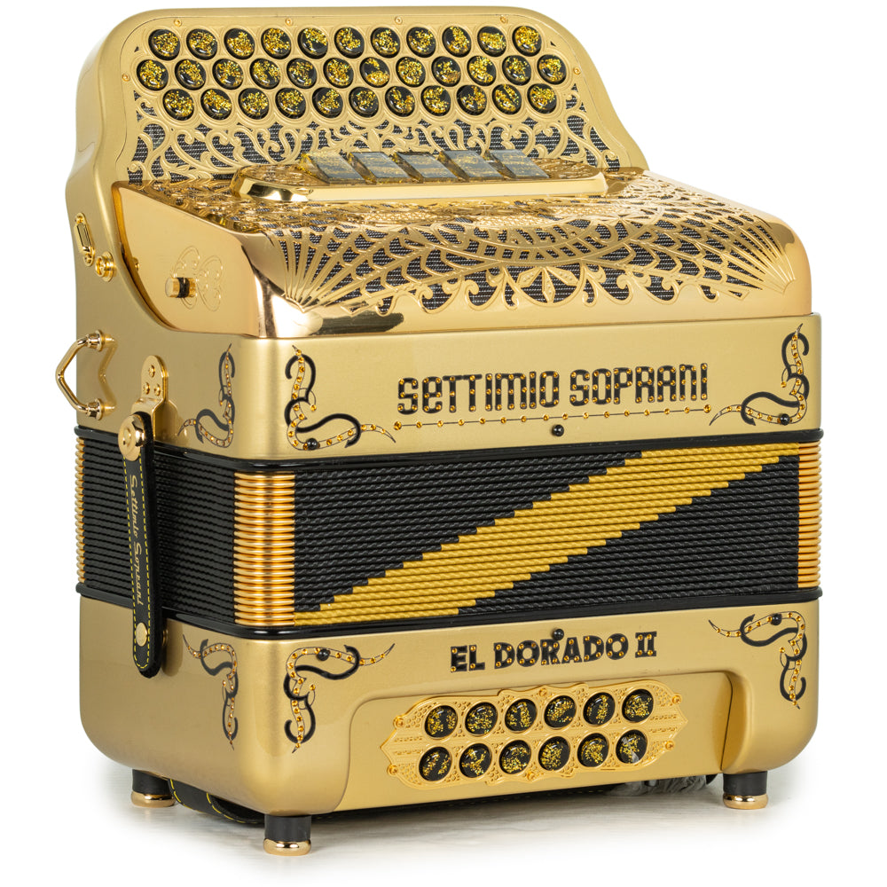 Settimio Soprani El Dorado II 5 Switch Accordion EAD Gold with Black