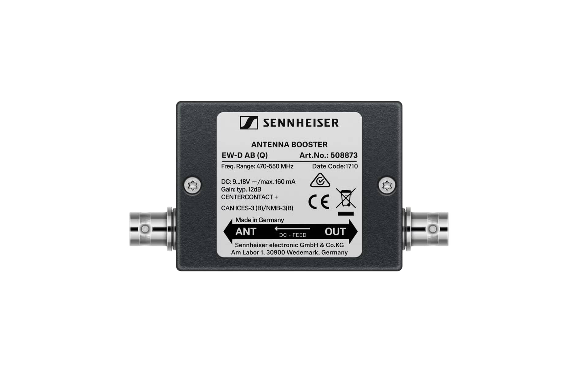 Sennheiser EW-D AB (Q) Antenna Booster for Wireless Systems