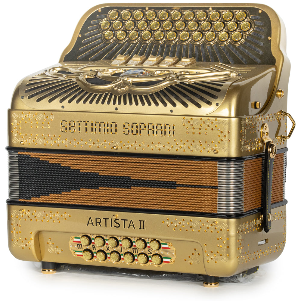 Settimio Soprani Artista II 5 Switch Accordion EAD in Gold