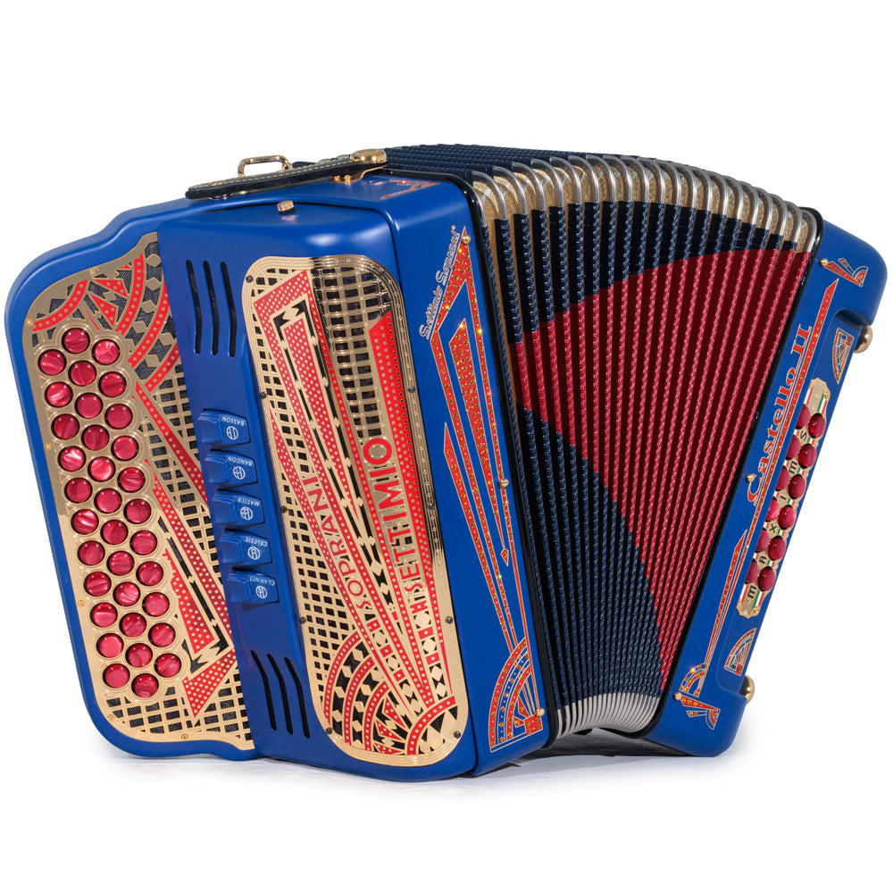 Settimio Soprani Castello II Ultra Compact 5 Switch Accordion GCF Matt