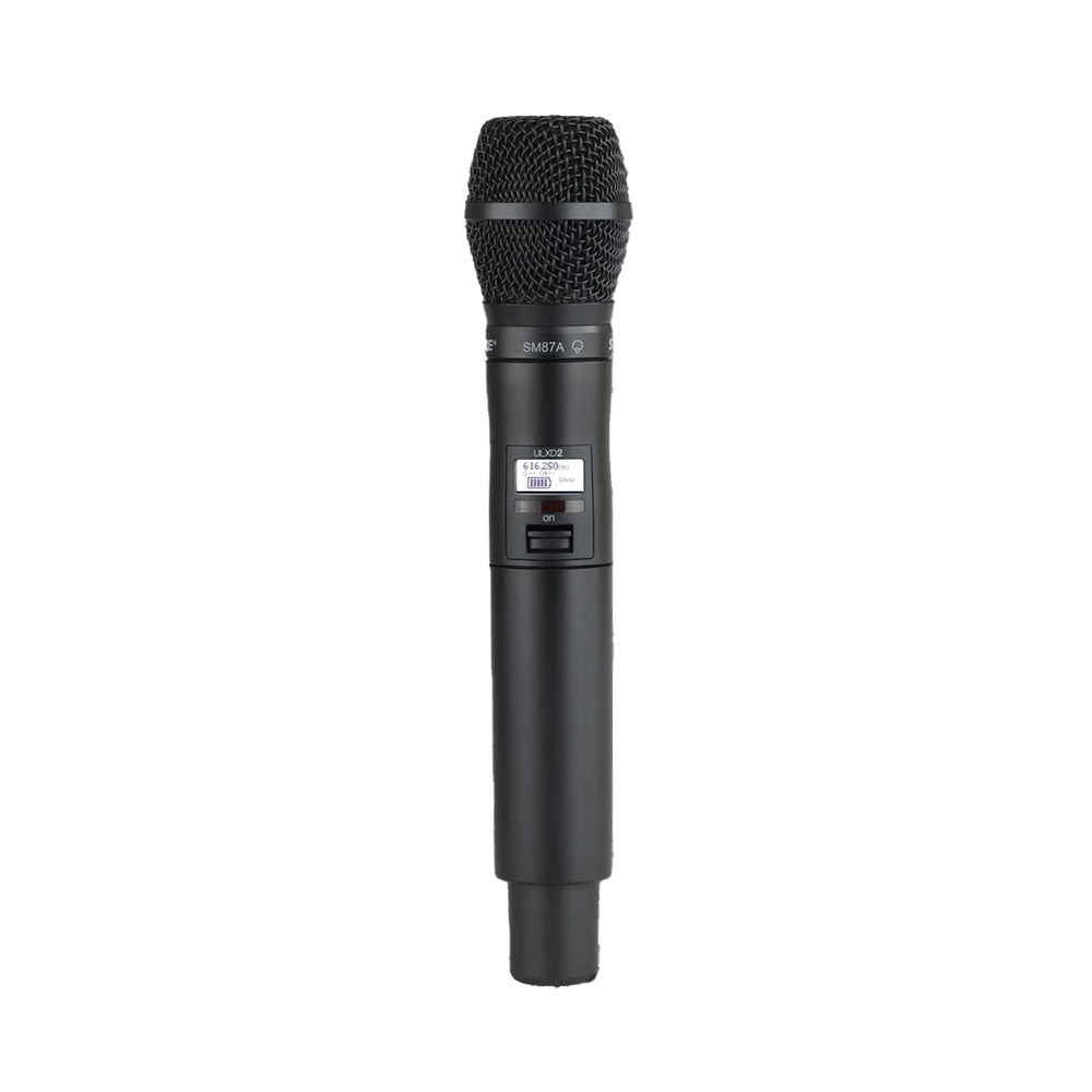 Shure ULXD2/SM87 Digital Handheld Transmitter w/SM87 Capsule-microphone-Shure-Hermes Music