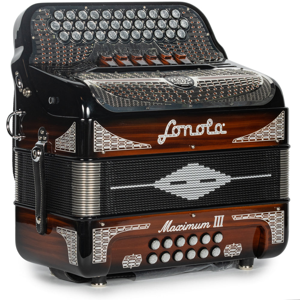 Sonola Maximum III Accordion 6 Switch FBE-EAD Dark Wood