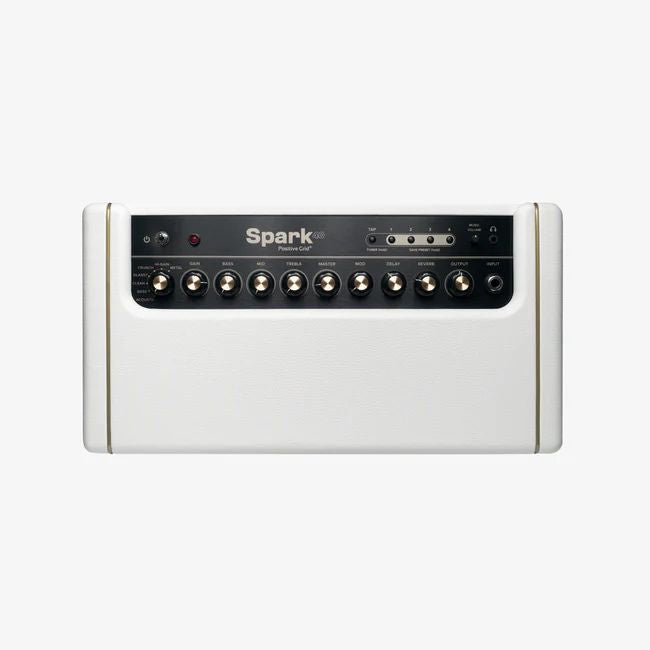 Spark 40-Watt Smart Guitar Amp and Bluetooth Speaker in Pearl