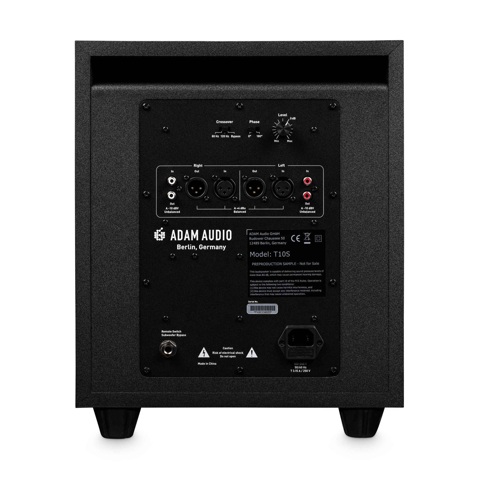 ADAM Audio T10S Studio Subwoofer