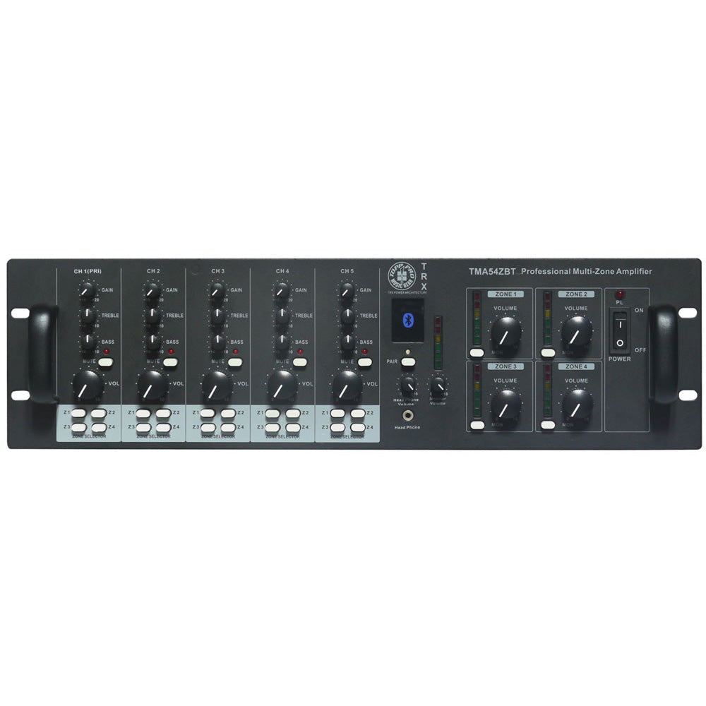 Topp Pro TMA-54ZBT 4-Channel Install Powered Mixer-Topp Pro-Hermes Music