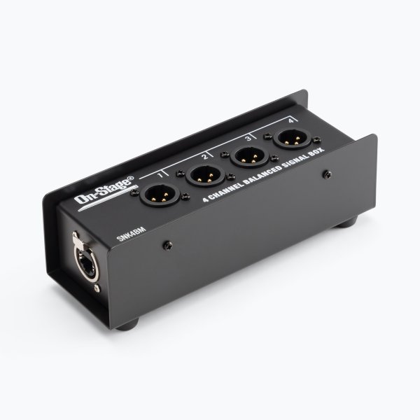 On-Stage SNK4BF Production-Grade Male Snake Signal Box