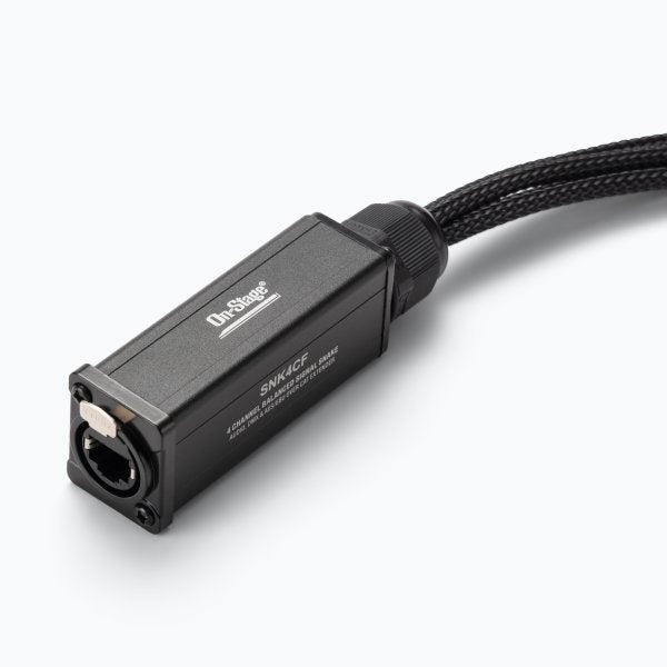 On Stage On-Stage SNK4CF Production-Grade Ethernet to 4 x XLR Snake Cable (Female)