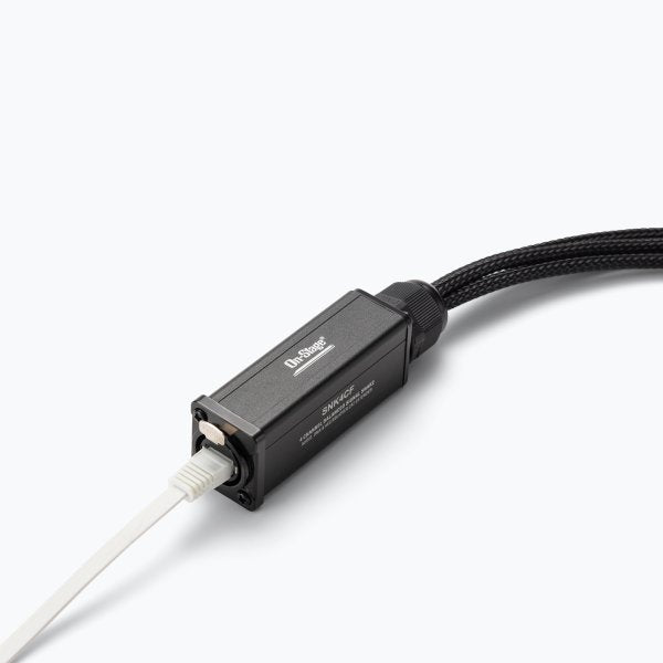 On Stage On-Stage SNK4CF Production-Grade Ethernet to 4 x XLR Snake Cable (Female)