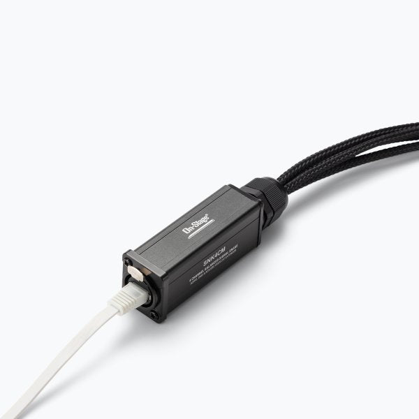 On Stage On-Stage SNK4CM Production-Grade Ethernet to 4 x XLR Snake Cable (Male)