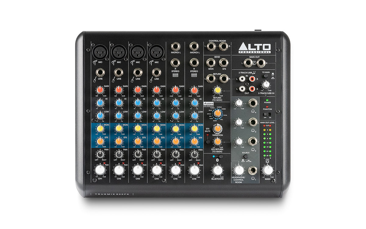 Alto Professional TrueMix 800FX 8-Channel Compact Mixer