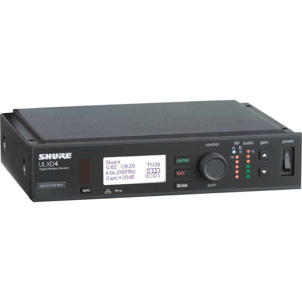 Shure ULXD4 Single-Channel Digital Wireless Receiver-Shure Hermes Music