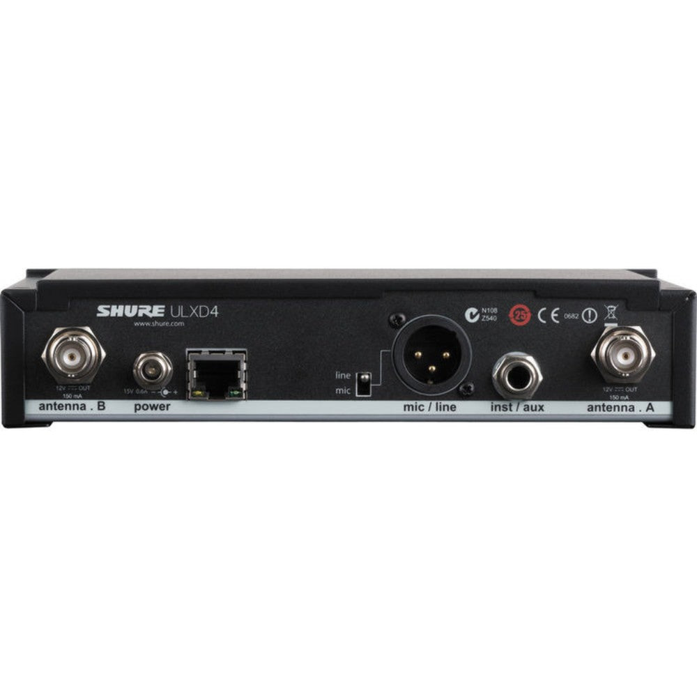 Shure ULXD4 Single-Channel Digital Wireless Receiver-Shure Hermes Music
