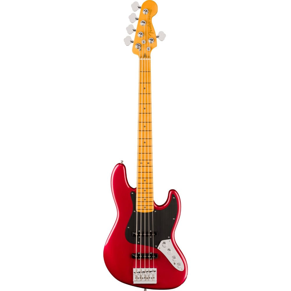 Fender American Ultra II Jazz Bass V in Sinister Red Fender Hermes Music