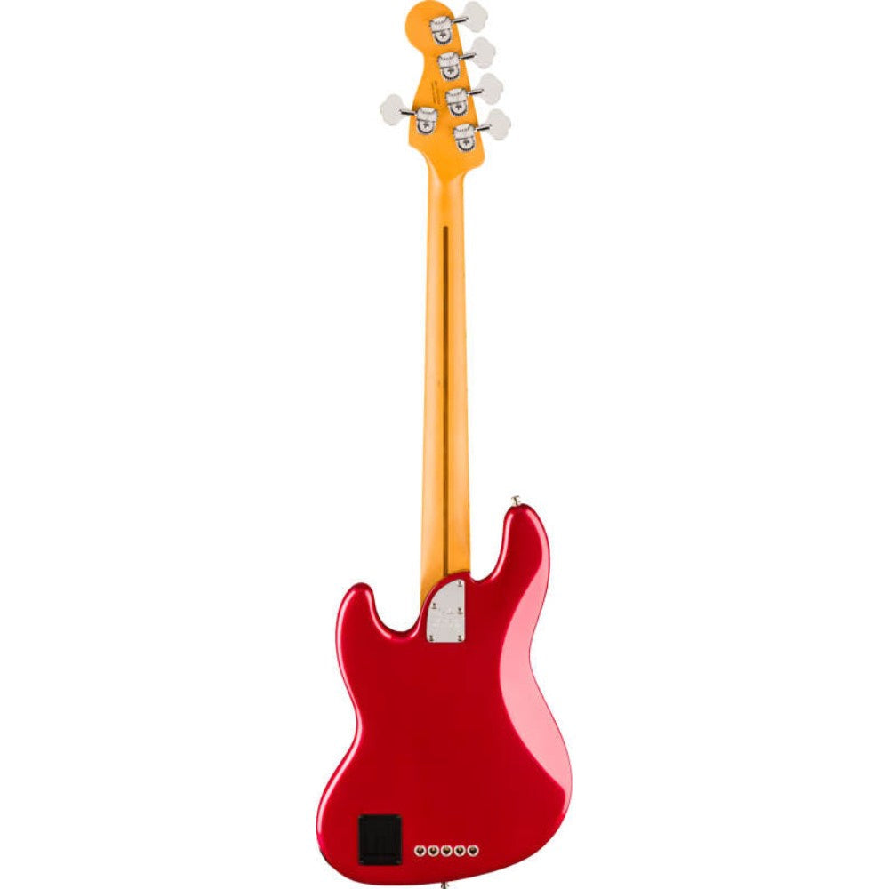 Fender American Ultra II Jazz Bass V in Sinister Red Fender Hermes Music