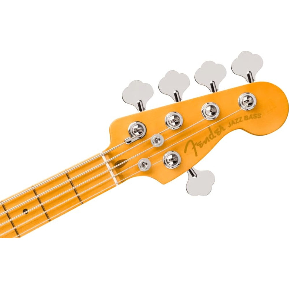 Fender American Ultra II Jazz Bass V in Sinister Red Fender Hermes Music