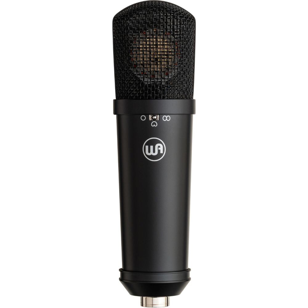 Warm Audio WA-87jr Large-Diaphragm Multipattern Condenser Microphone (Black)-microphones-Warm Audio-Hermes Music