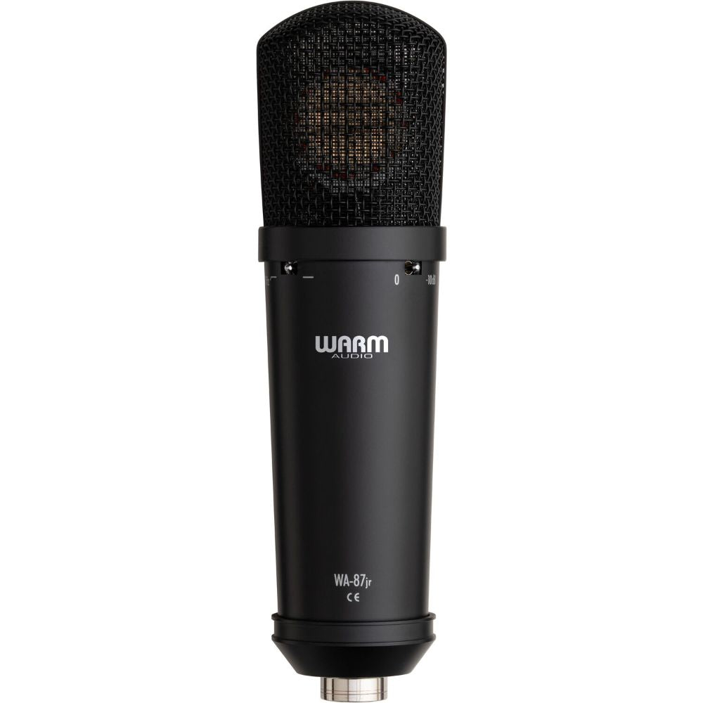 Warm Audio WA-87jr Large-Diaphragm Multipattern Condenser Microphone (Black)-microphones-Warm Audio-Hermes Music