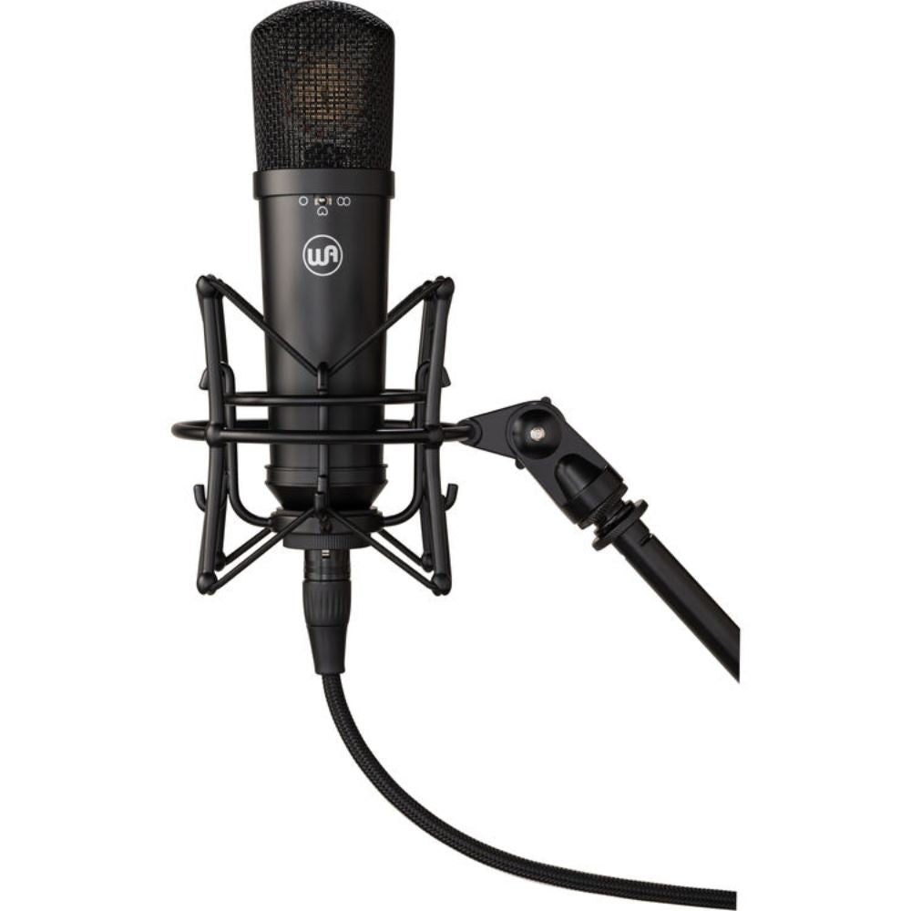 Warm Audio WA-87jr Large-Diaphragm Multipattern Condenser Microphone (Black)-microphones-Warm Audio-Hermes Music