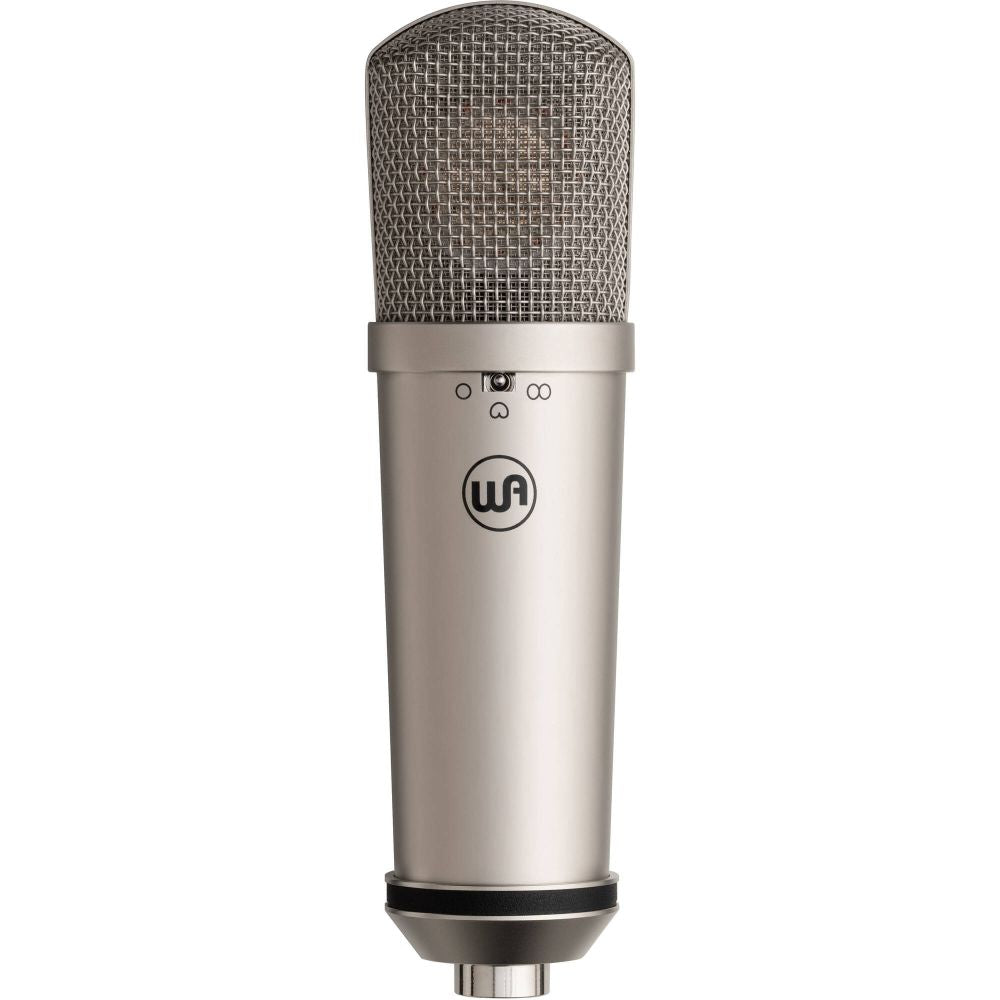 Warm Audio WA-87jr Large-Diaphragm Multipattern Condenser Microphone (Nickel)-microphones-Warm Audio-Hermes Music