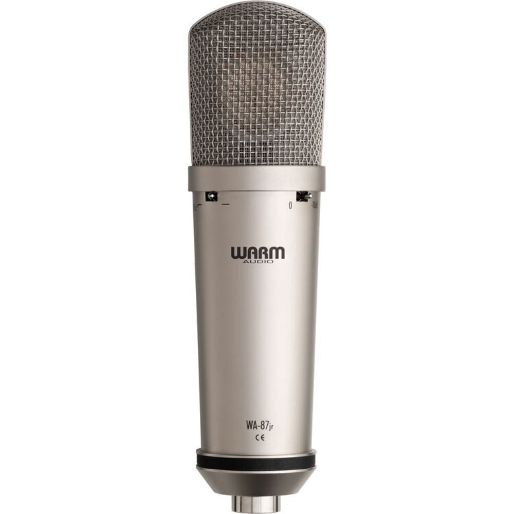 Warm Audio WA-87jr Large-Diaphragm Multipattern Condenser Microphone (Nickel)-microphones-Warm Audio-Hermes Music
