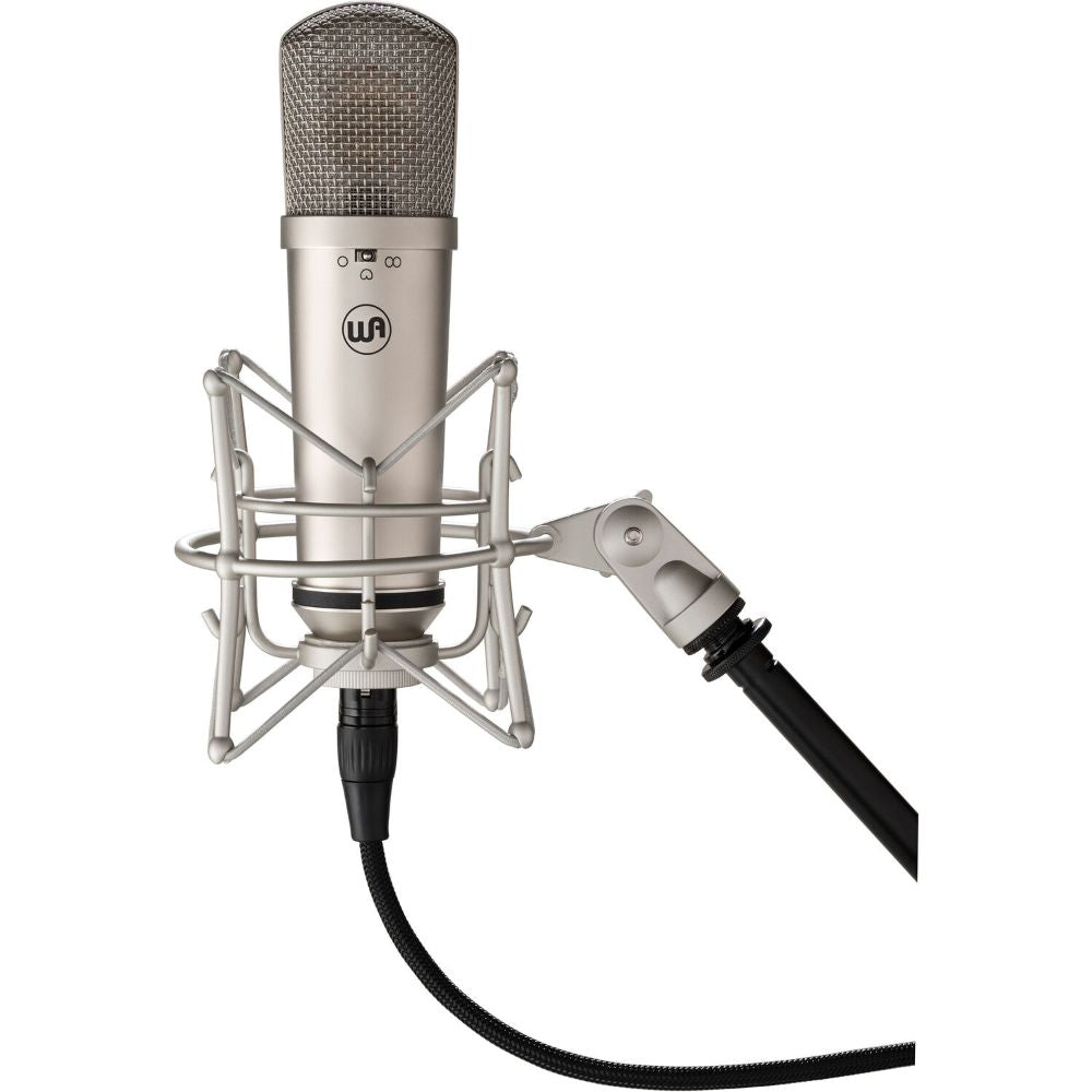 Warm Audio WA-87jr Large-Diaphragm Multipattern Condenser Microphone (Nickel)-microphones-Warm Audio-Hermes Music