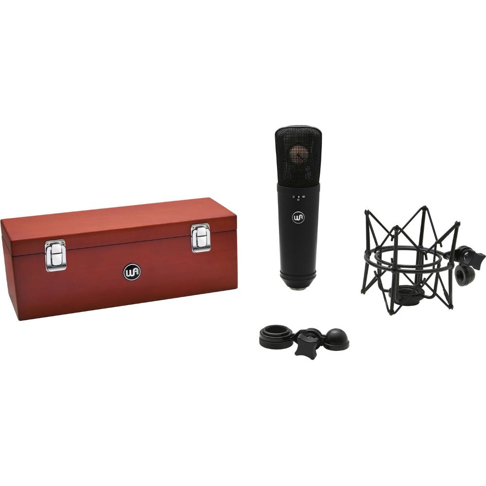 Warm Audio WA-87 R2 Large-Diaphragm Multipattern Condenser Microphone (Black)-microphones-Warm Audio-Hermes Music