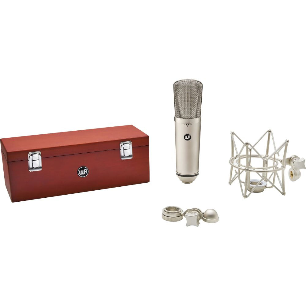 Warm Audio WA-87 R2 Large-Diaphragm Multipattern Condenser Microphone (Nickel)-microphones-Warm Audio-Hermes Music