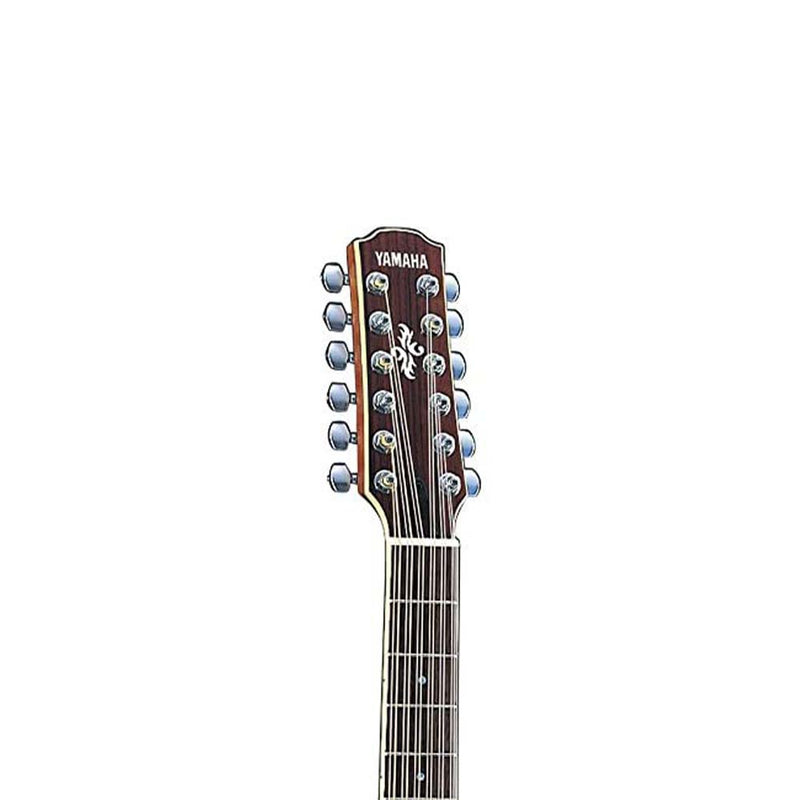 Yamaha 12 String Thinline Cutaway Acoustic-Electric Guitar Natural-guitar-Yamaha- Hermes Music