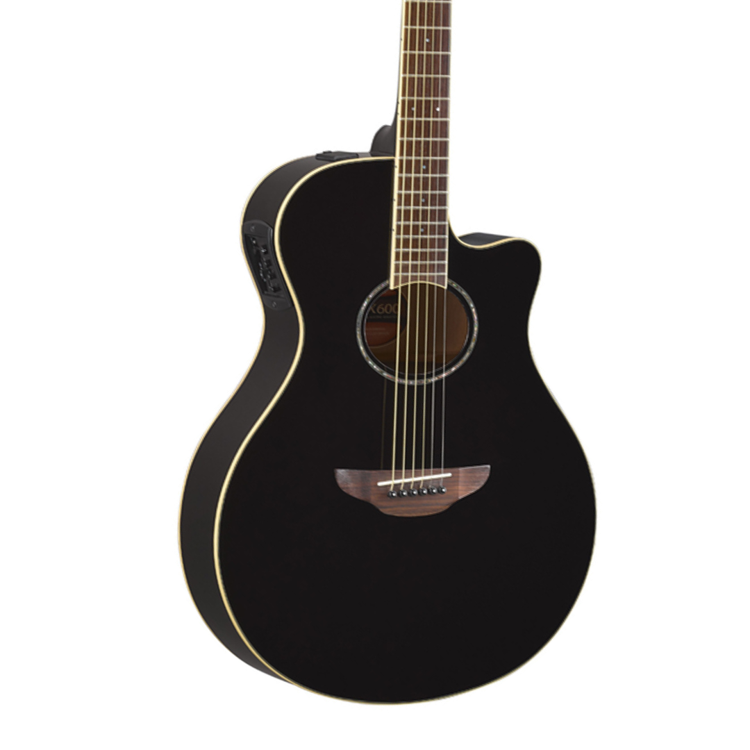 Yamaha APX600 Acoustic-Electric Guitar Black-guitar-Yamaha-Hermes Music